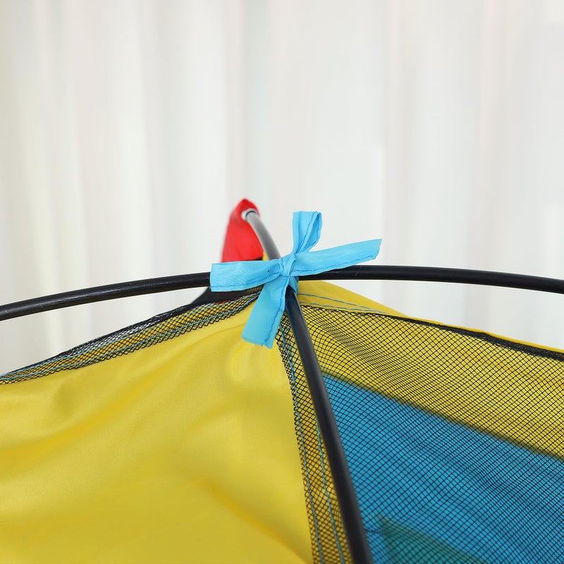 LimitlessFunN Rainbow Kids Play Tent | Includes Star Lights & Carrying Case |, Children Dome Playhouse for Boys, Toddlers, Indoor & Outdoor, 48" D x 48" W x 36" H - Image 5